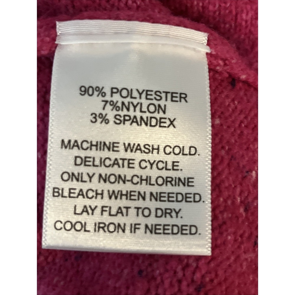 Madison Grey Womens Sweater Shirt Long Sleeve Solid Turtleneck Size Large - Picture 6 of 6